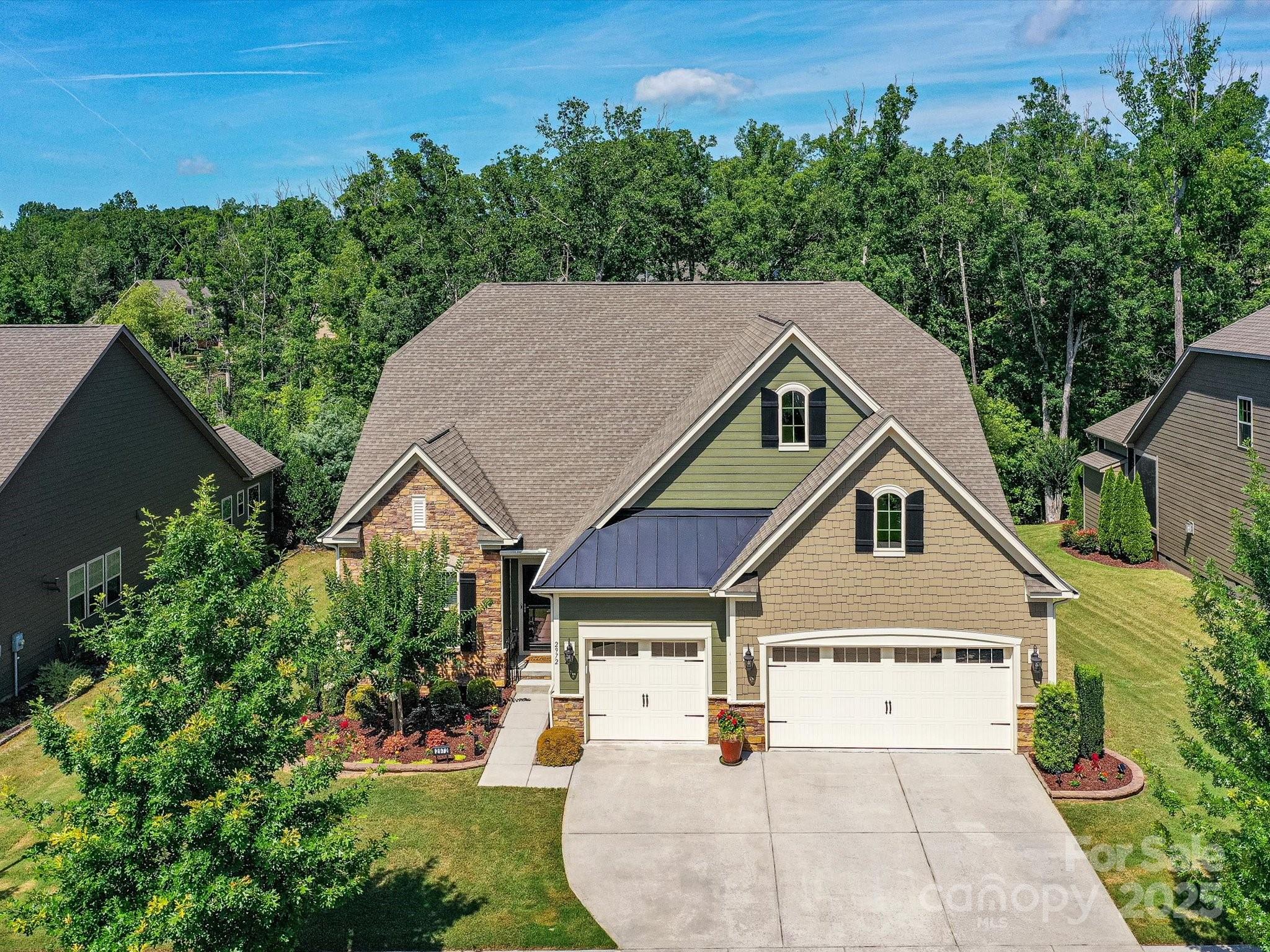 2972 Arches Bluff Circle Lancaster, SC 29720 - Photo 34 of 47 an aerial view of a house