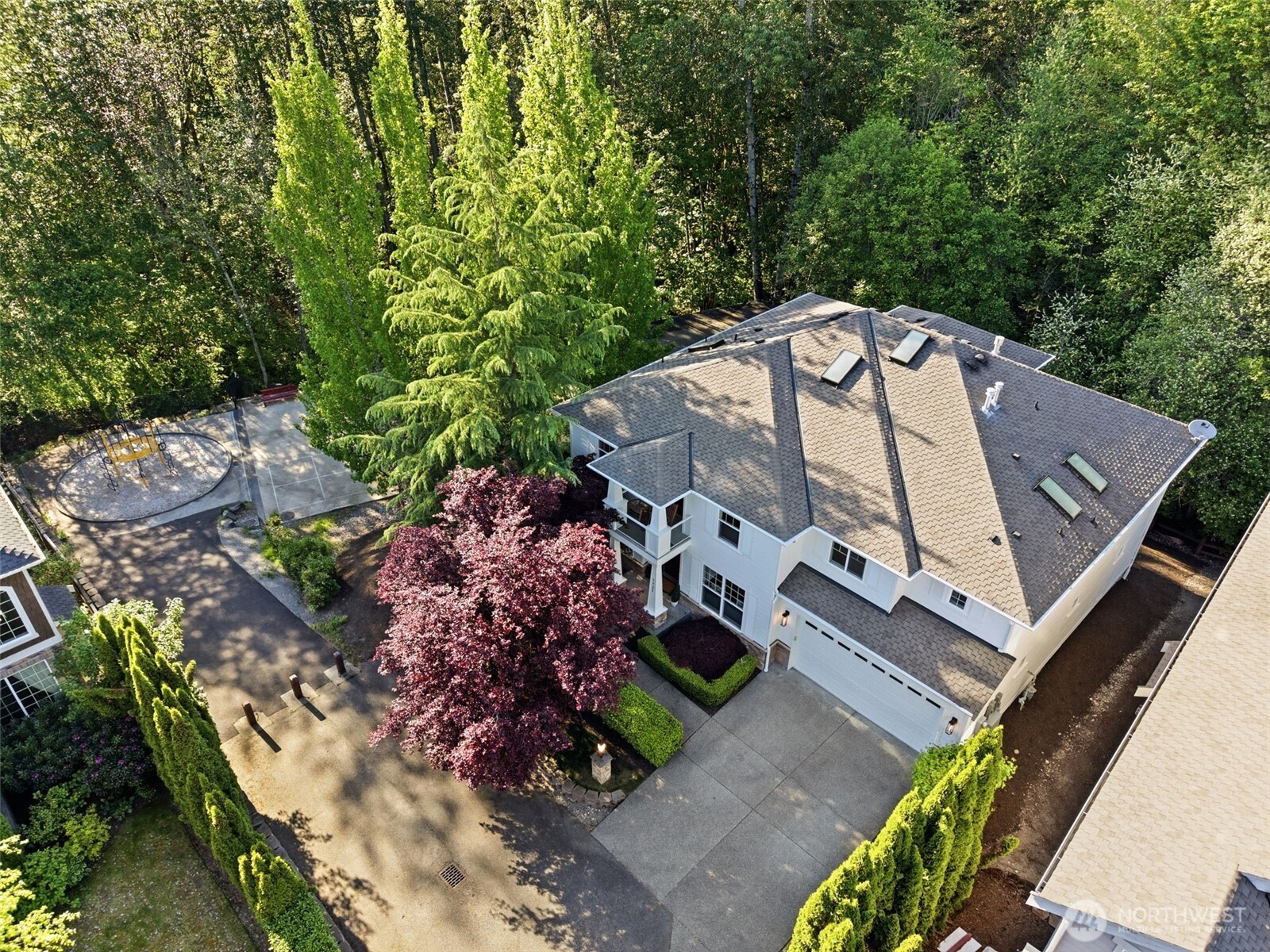 1737 Mt Baker Avenue Northeast Renton, WA 98059 - Photo 37 of 40 an aerial view of a house with a yard