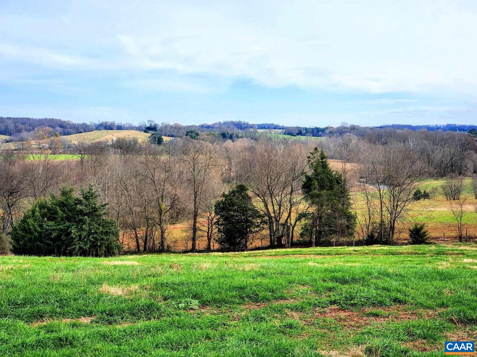 Lot 4 Fredericksburg Road Ruckersville, VA 22968 - Photo 4 of 5 an aerial view of a yard with mountain view