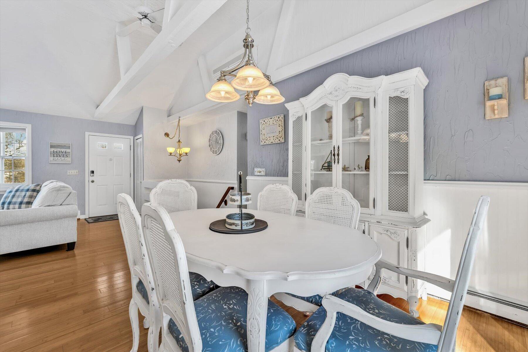 3 McNamara Road West Yarmouth, MA 02673 - Photo 23 of 45 a view of a dining room with furniture and wooden floor