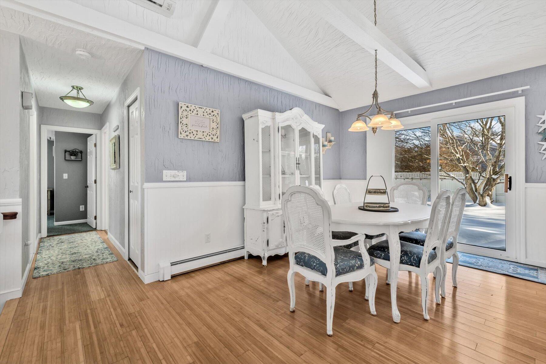 3 McNamara Road West Yarmouth, MA 02673 - Photo 24 of 45 a view of a dining room with furniture window and wooden floor