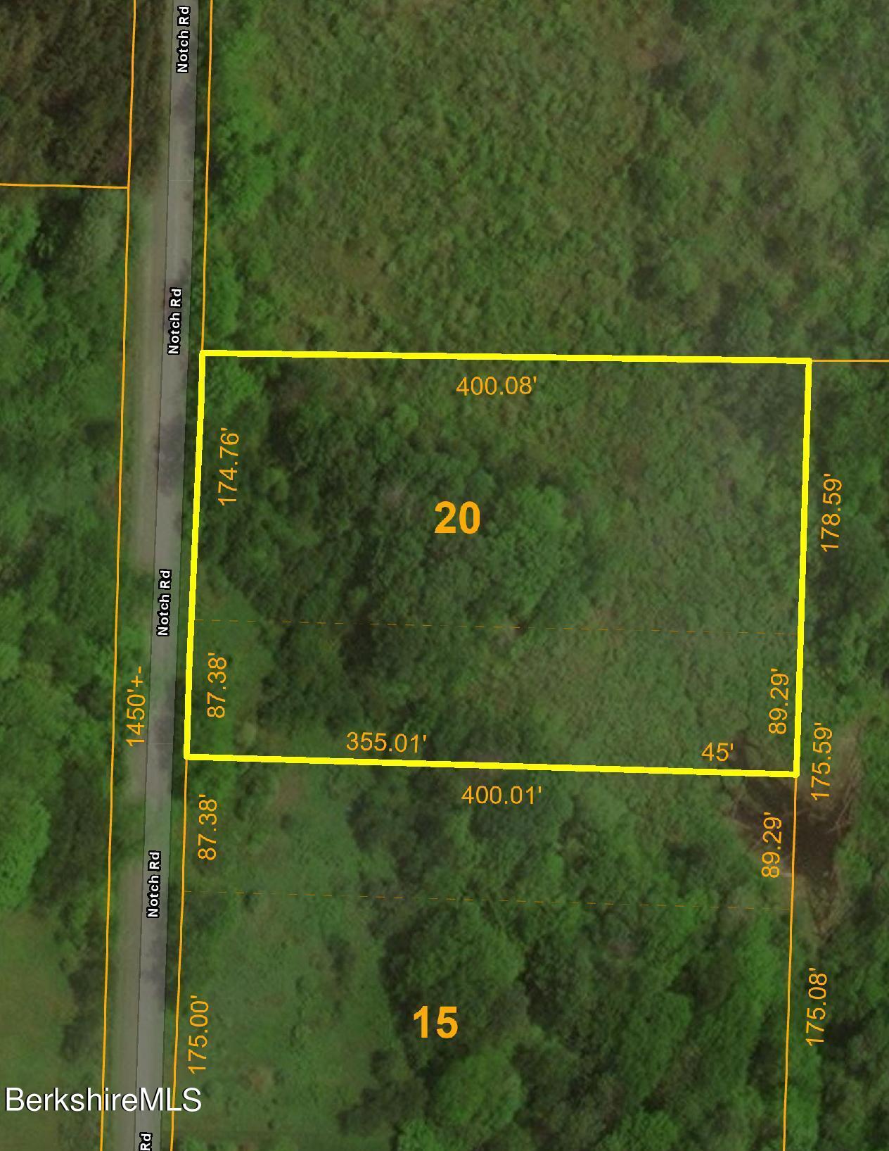 20 Notch Road North Adams, MA 01247 - Photo 8 of 9 Parcel Map 2