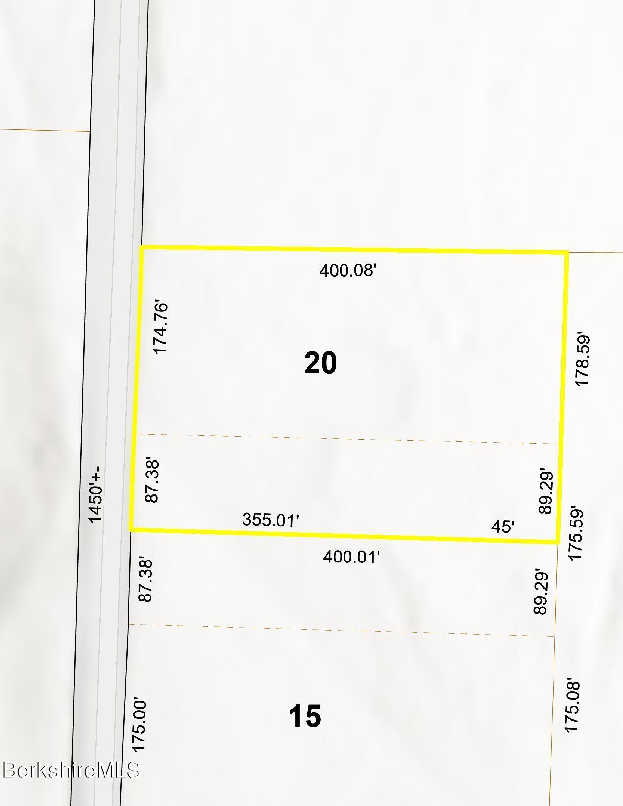 20 Notch Road North Adams, MA 01247 - Photo 9 of 9 Parcel Map 1