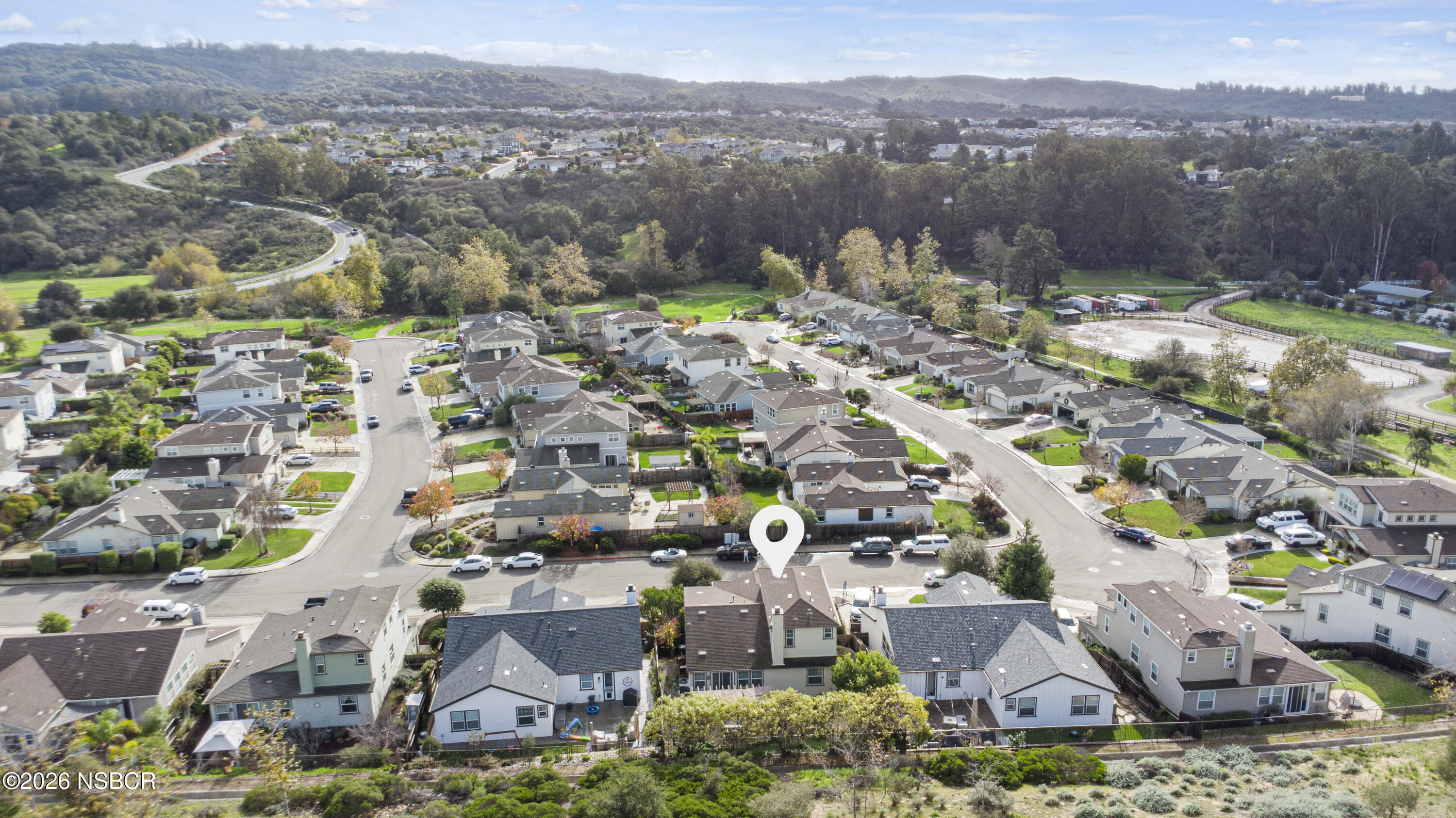 1557 Canyon Creek Road Santa Maria, CA 93455 - Photo 39 of 43 an aerial view of residential house with outdoor space