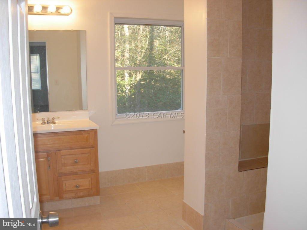 9409 Croppers Island Road Newark, MD 21841 - Photo 25 of 27 a bathroom with a sink a mirror and a window