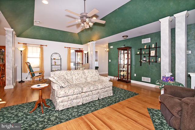 1023 Alden Way Lebanon, PA 17042 - Photo 17 of 74 a outdoor space with patio the couches and a dining table with the garden view
