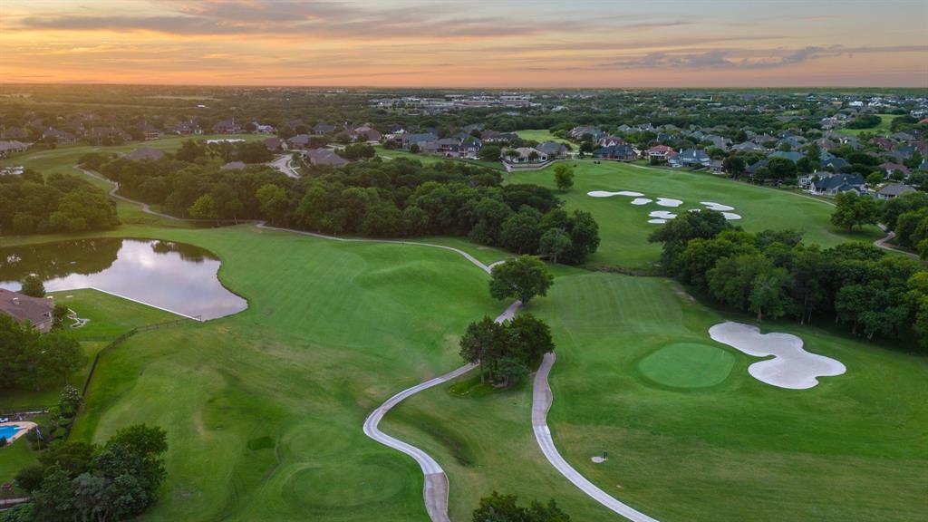 7 Center Court Heath, TX 75032 - Photo 35 of 37 an aerial view of a golf course with parking space