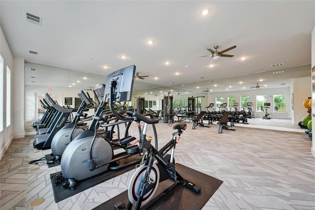 4802 South Congress Avenue, Unit 118 Austin, TX 78745 - Photo 18 of 20 a view of a room with gym equipment
