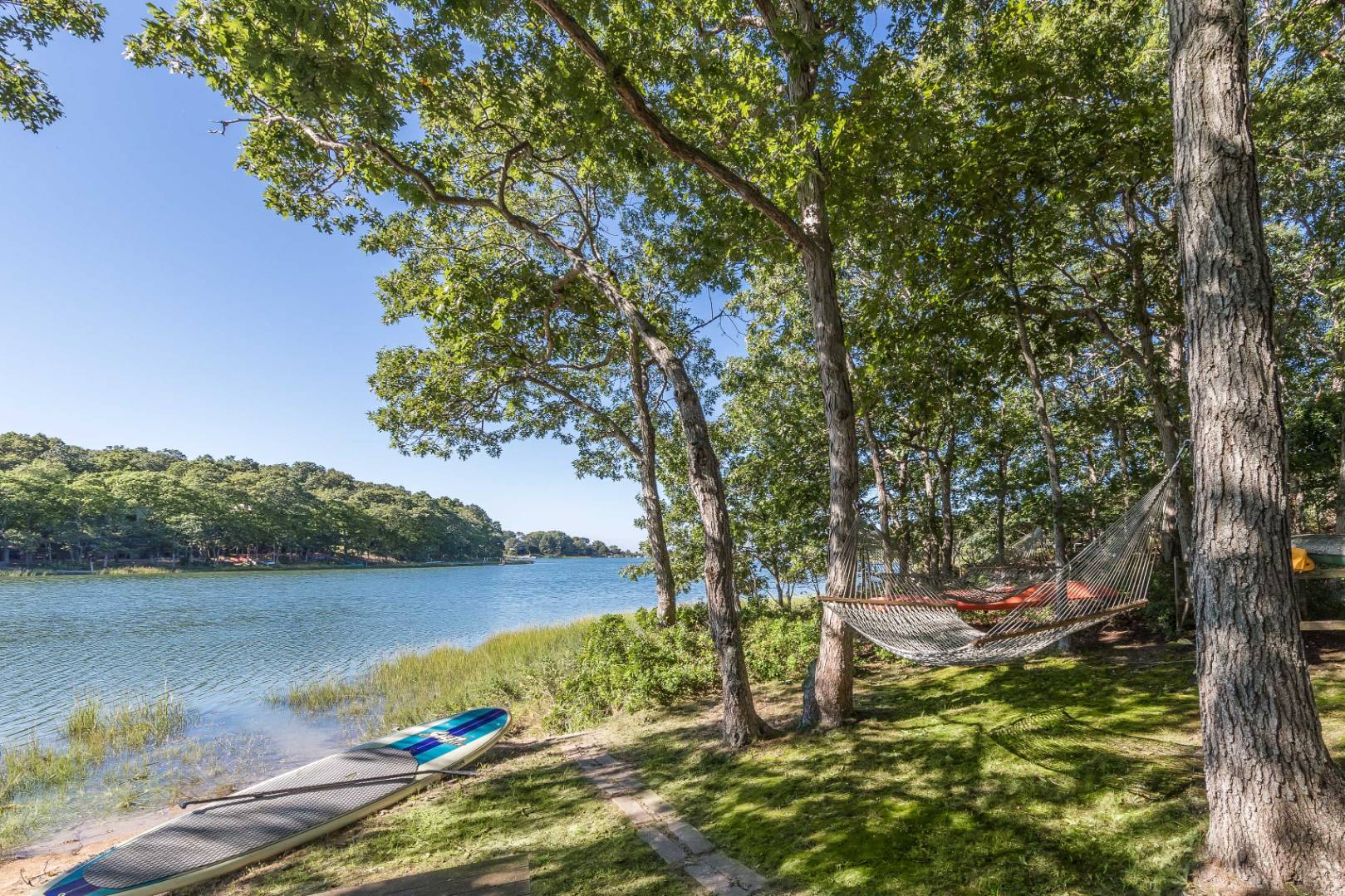 72 Fenmarsh Road East Hampton, NY 11937 - Photo 12 of 20 a view of a lake with a mountain