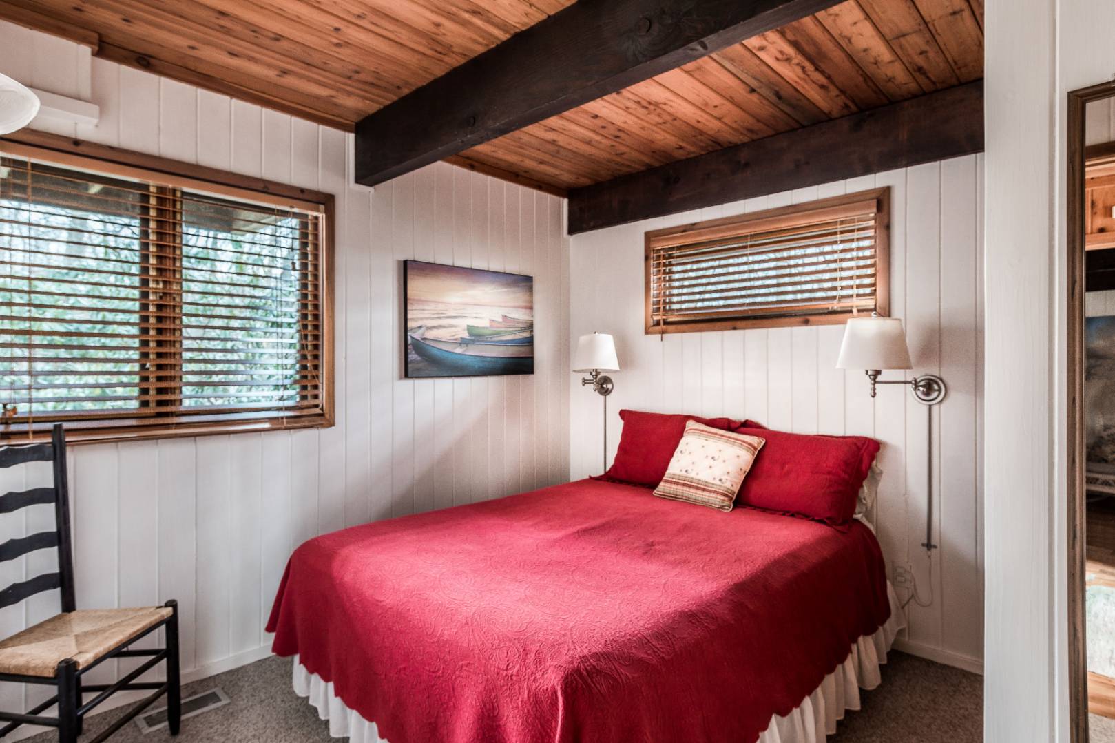 72 Fenmarsh Road East Hampton, NY 11937 - Photo 15 of 20 a bedroom with a bed and wooden floor