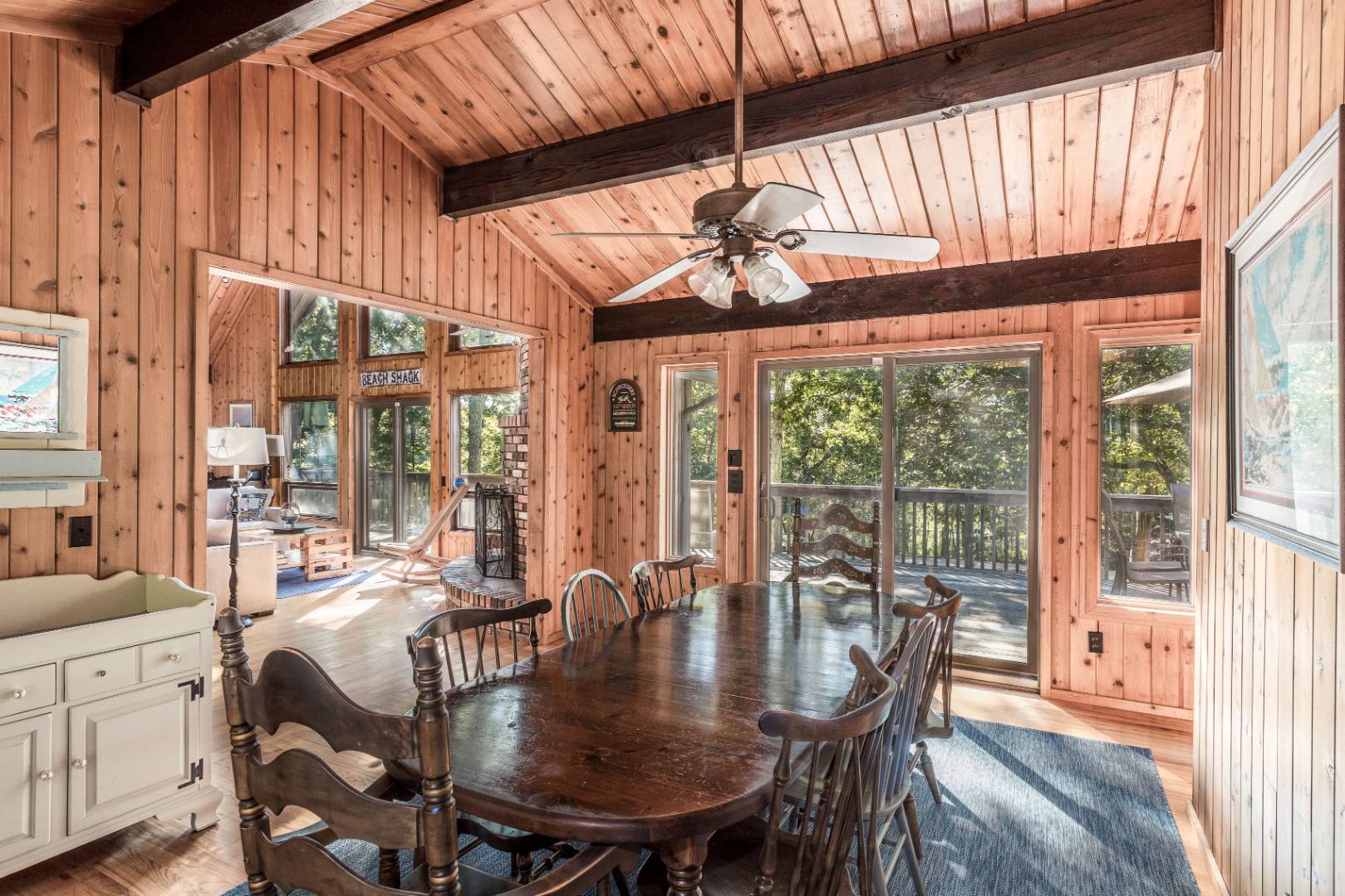 72 Fenmarsh Road East Hampton, NY 11937 - Photo 7 of 20 a view of a dining room with furniture window and outside view