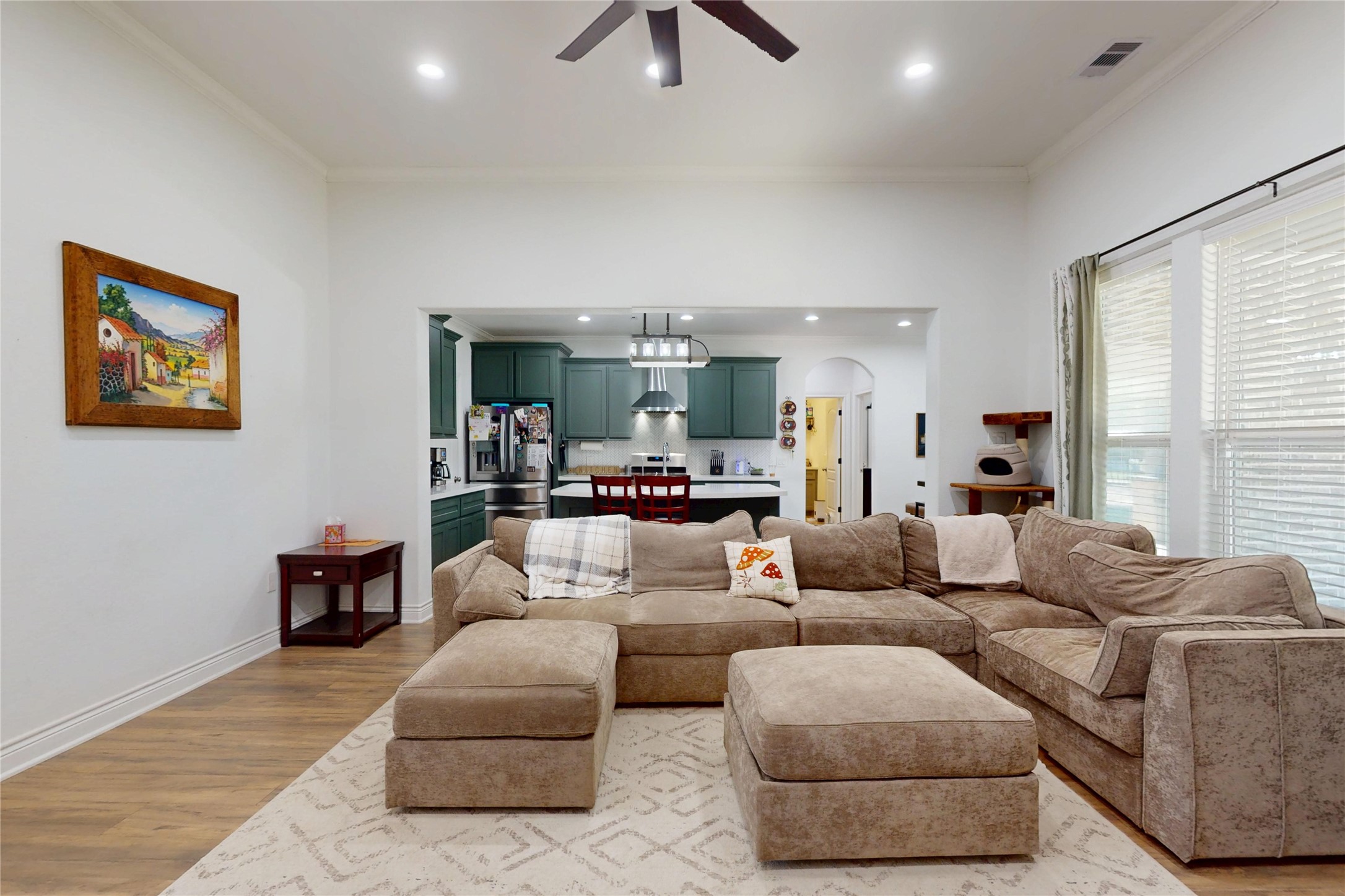 7815 Timber Switch Road Cleveland, TX 77328 - Photo 11 of 40 a living room with furniture and a large window