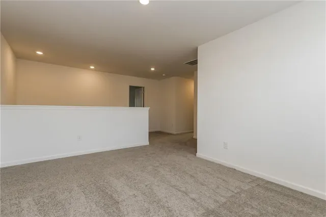 a view of an empty room