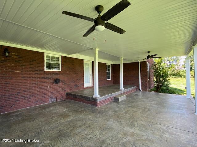 6808 Loretto Road Bardstown, KY 40004 - Photo 33 of 45 Covered Rear Porch/Patio area
