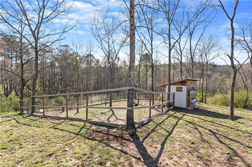 38 Hightower Road Talking Rock, GA 30175 - Photo 32 of 48 a view of a backyard with a large tree