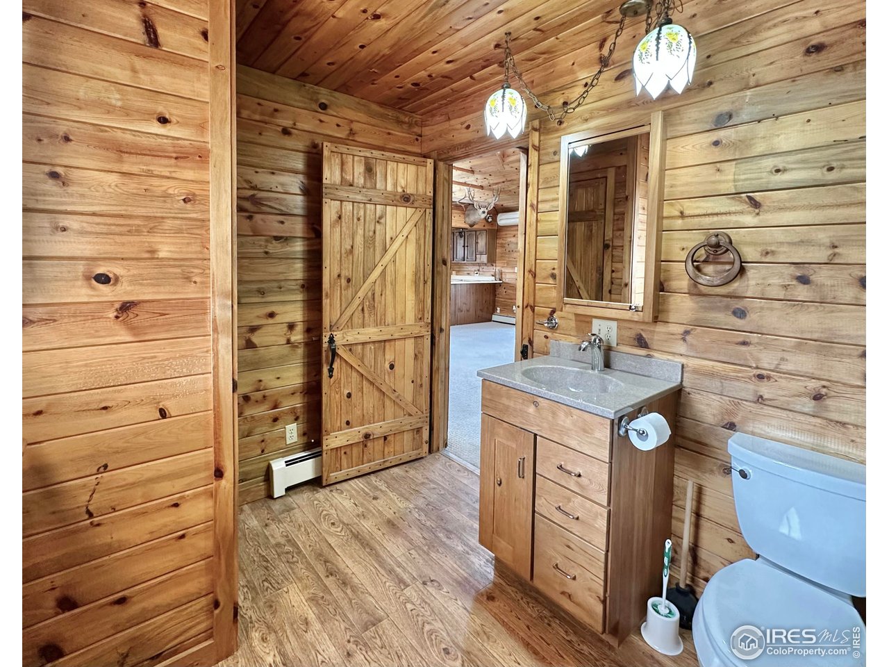 2004 Bonner Springs Ranch Road Laporte, CO 80535 - Photo 16 of 40 Main floor bathroom, with window and huge linen closet!