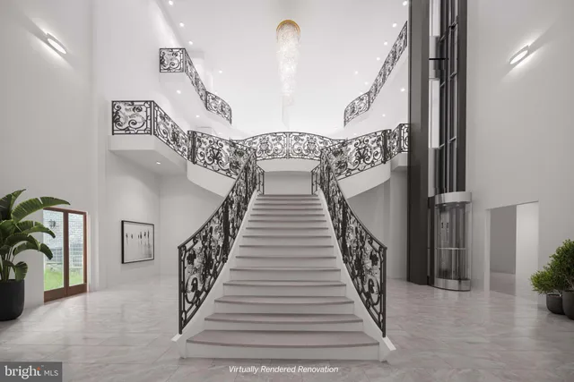 a view of entryway and hall