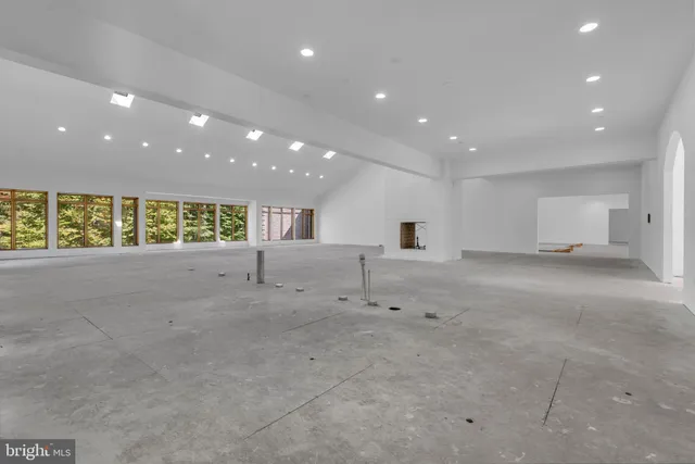 a view of an empty room