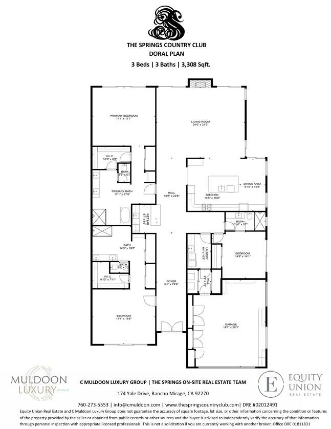 1 Temple Court Rancho Mirage, CA 92270 - Photo 32 of 32 Doral Floorplan