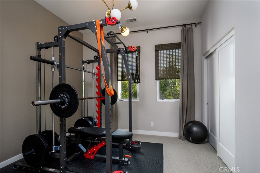 413 Transport Tustin, CA 92782 - Photo 27 of 47 a view of a room with gym equipment