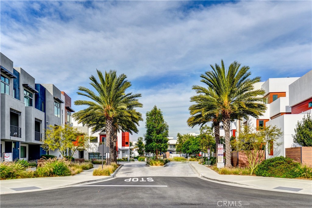 413 Transport Tustin, CA 92782 - Photo 40 of 49 a view of a palm trees in front of a building