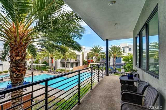 a view of outdoor space with seating area and entertaining space