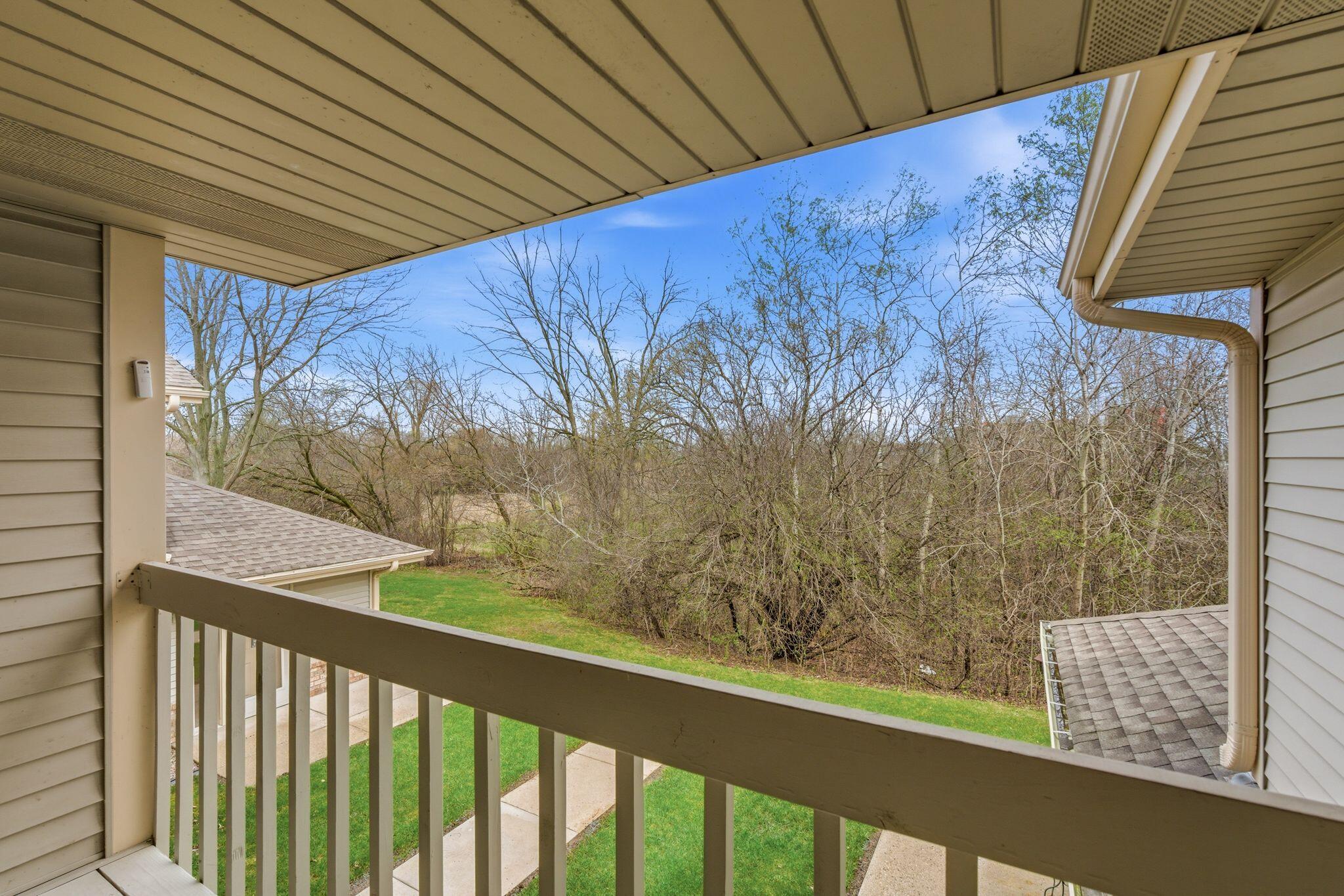 2112 Woodburn Road, Unit E Waukesha, WI 53188 - Photo 22 of 24 Balcony