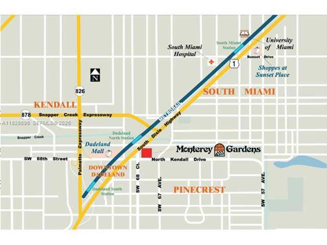 8603 Southwest 68th Court, Unit 26 Pinecrest, FL 33156 - Photo 12 of 13 a view of a building with an outdoor space