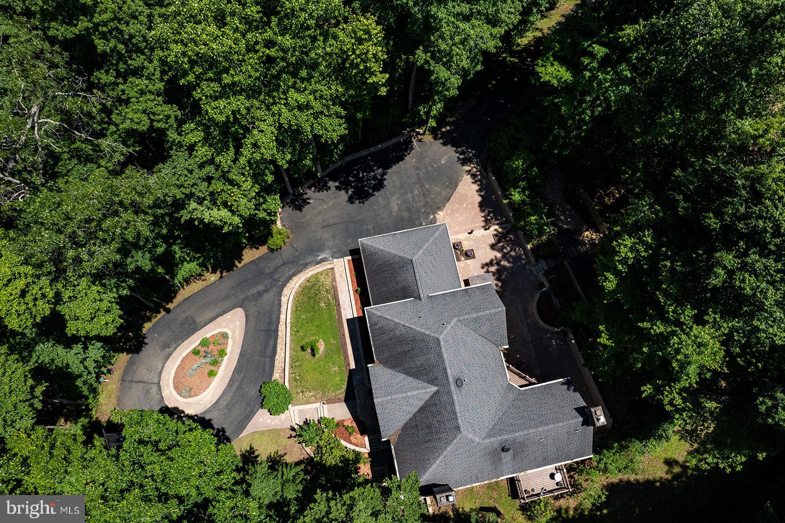 12221 Chapel Road Clifton, VA 20124 - Photo 6 of 93 Aerial View of Property & Circular Drive.