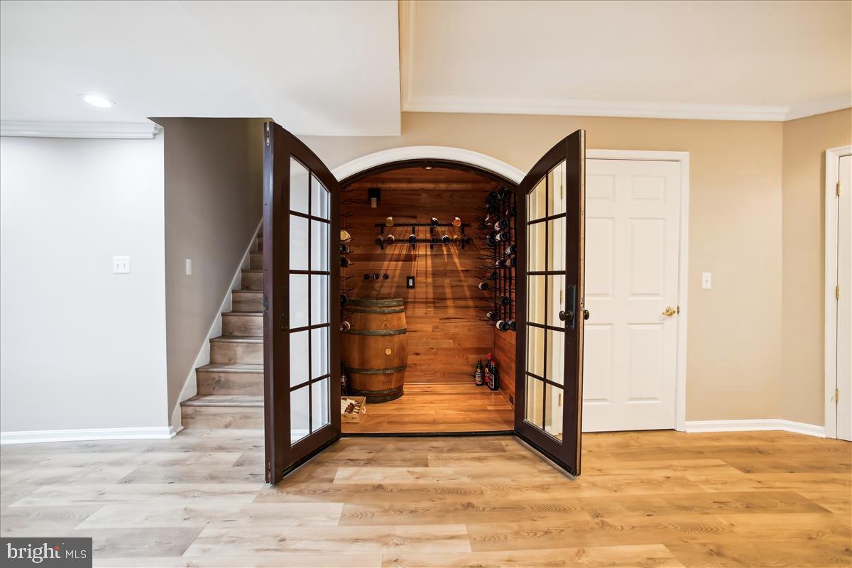 12221 Chapel Road Clifton, VA 20124 - Photo 61 of 93 Wine Room with Barrel Sink.