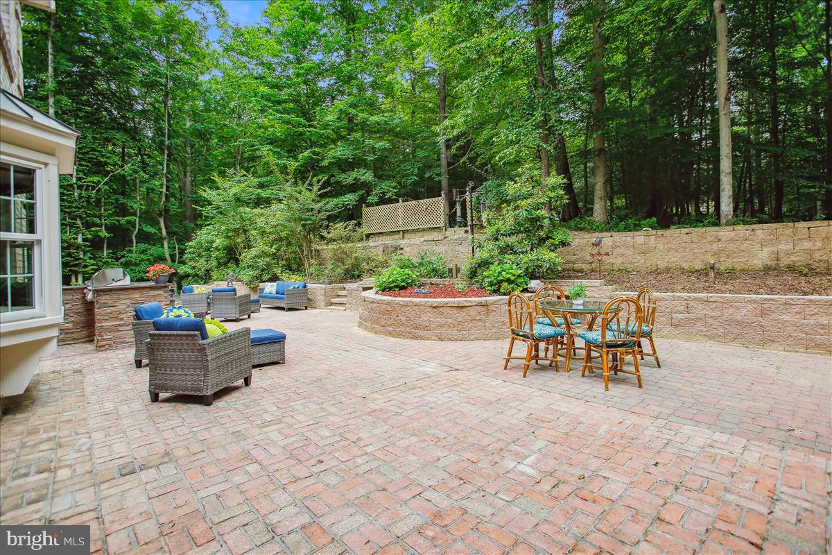 12221 Chapel Road Clifton, VA 20124 - Photo 71 of 93 Beautiful Paver Patio with Large Planter.
