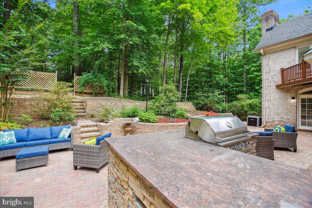 12221 Chapel Road Clifton, VA 20124 - Photo 74 of 93 Stainless Grill & Granite Countertop.