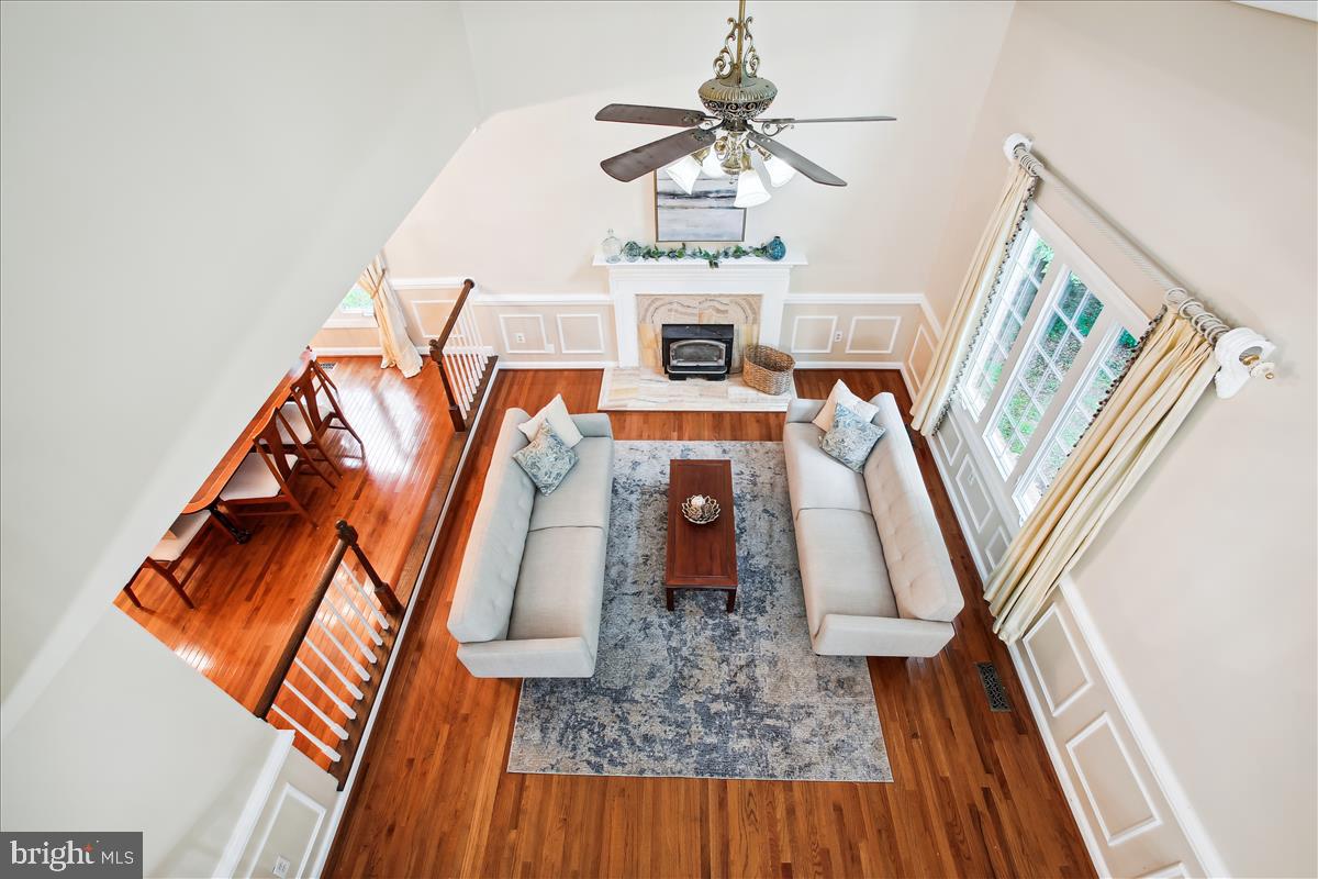 12221 Chapel Road Clifton, VA 20124 - Photo 10 of 93 View of Living Room from Upper Level