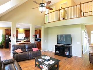 125 West Hester Road Cottontown, TN 37048 - Photo 6 of 28 a living room with furniture and a fireplace