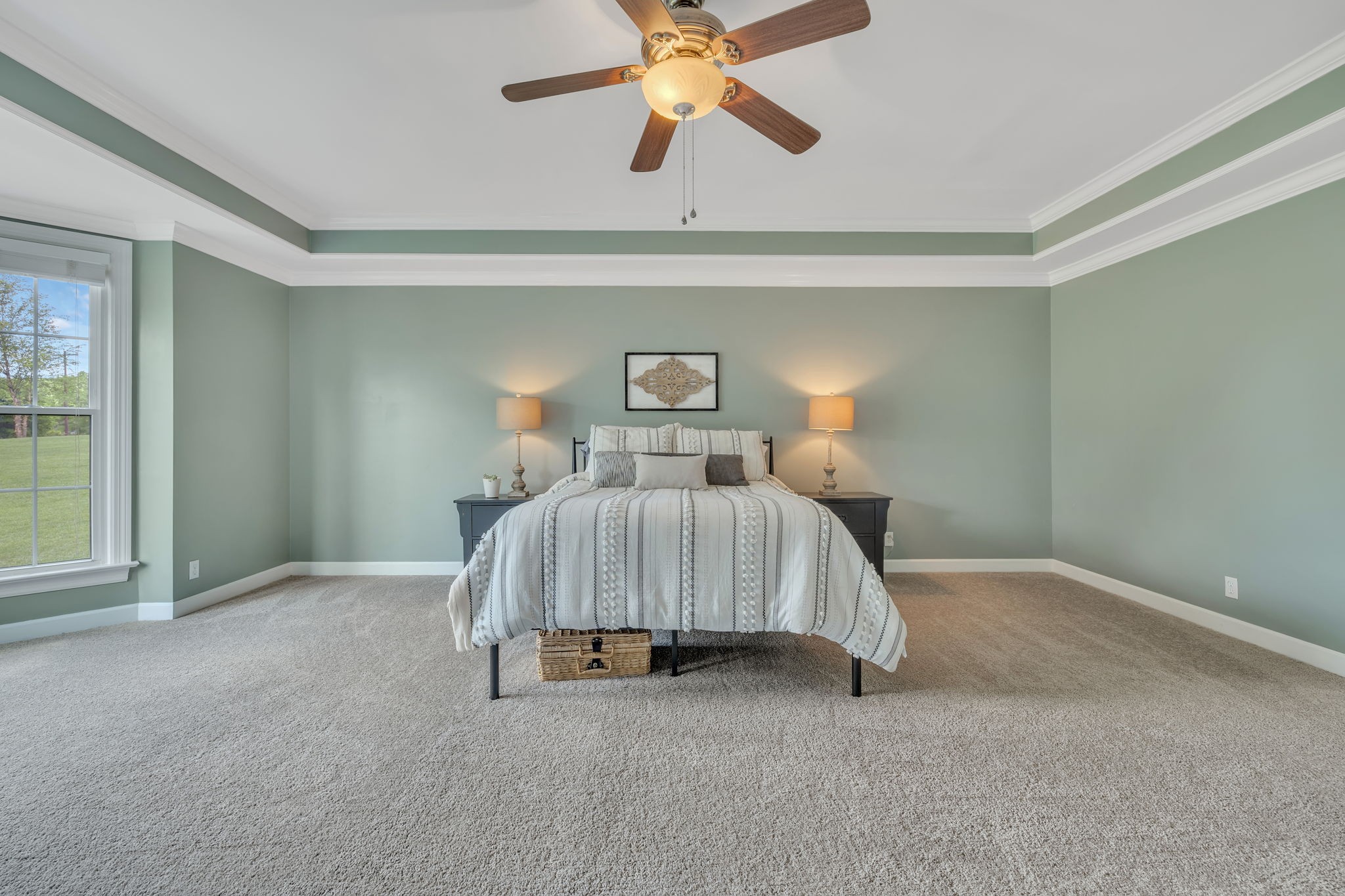 2226 Oakleaf Drive Franklin, TN 37064 - Photo 29 of 70 a bed room with a bed and a chandelier