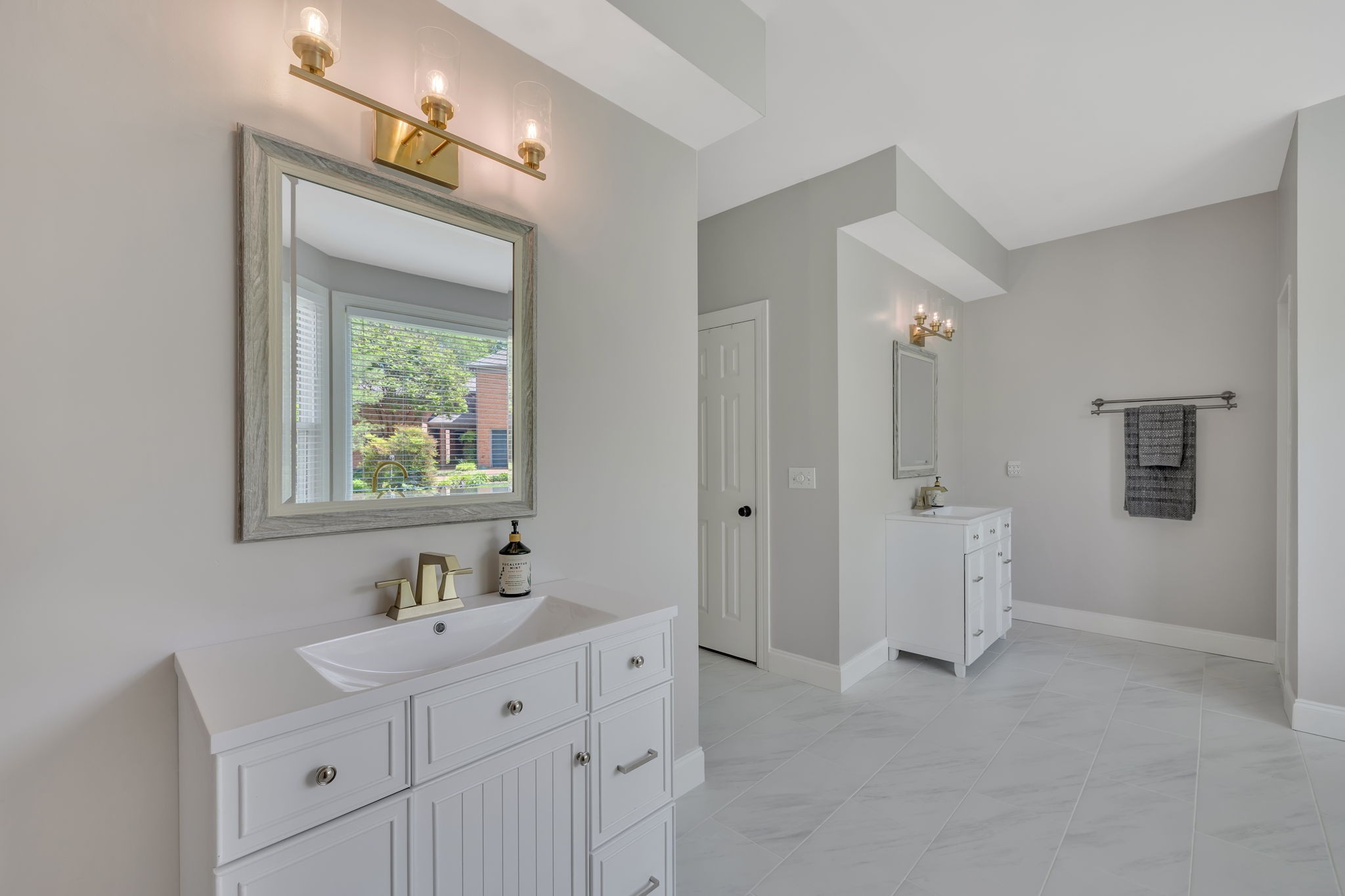 2226 Oakleaf Drive Franklin, TN 37064 - Photo 32 of 70 a bathroom with double sink and two mirror