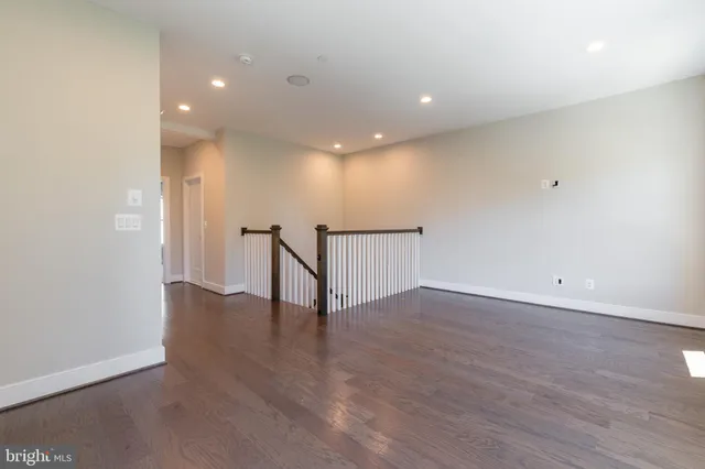 a view of street with sitting area