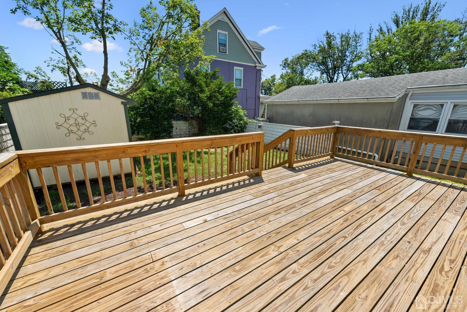 210 Rector Street Perth Amboy, NJ 08861 - Photo 22 of 24 a view of wooden deck