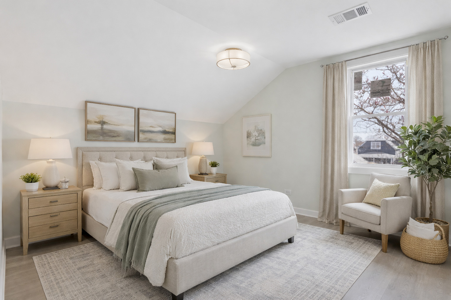 6347 South Kenneth Avenue Chicago, IL 60629 - Photo 8 of 40 a bedroom with a bed and a couch