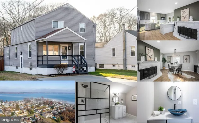 a view of a house with swimming pool and sitting area