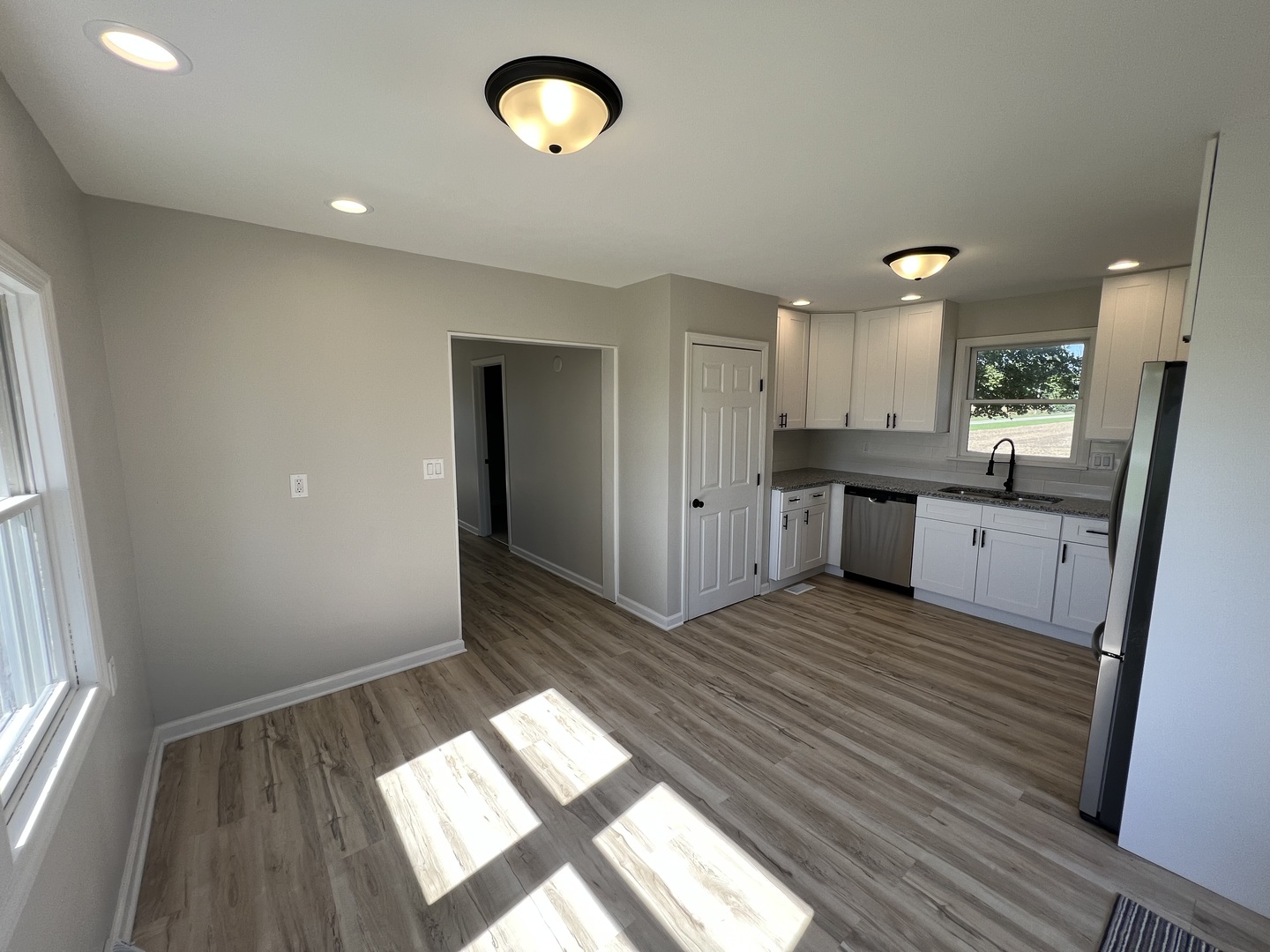 1980 West Grand Ridge Road Mazon, IL 60444 - Photo 5 of 21 a view of kitchen with wooden floor