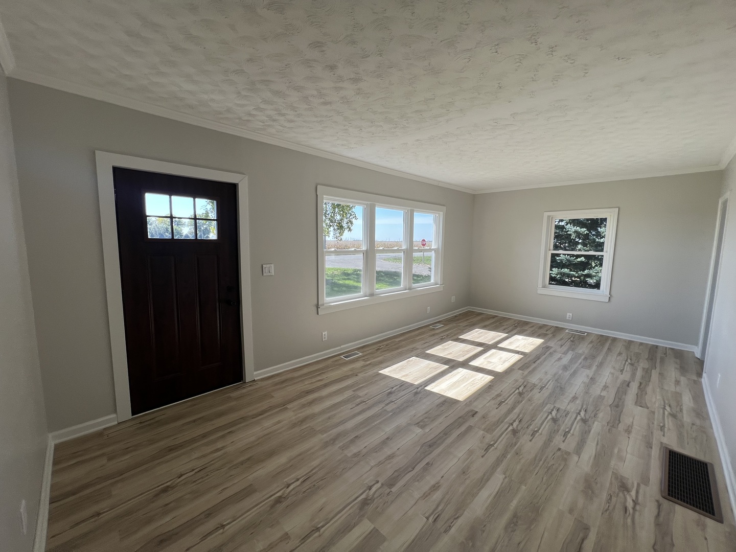1980 West Grand Ridge Road Mazon, IL 60444 - Photo 8 of 21 wooden floor in an empty room with a window