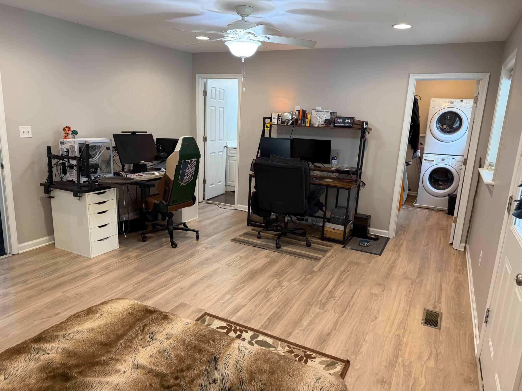 4001 Young Road Manchester, MD 21102 - Photo 16 of 65 a view of a workspace with furniture and a window