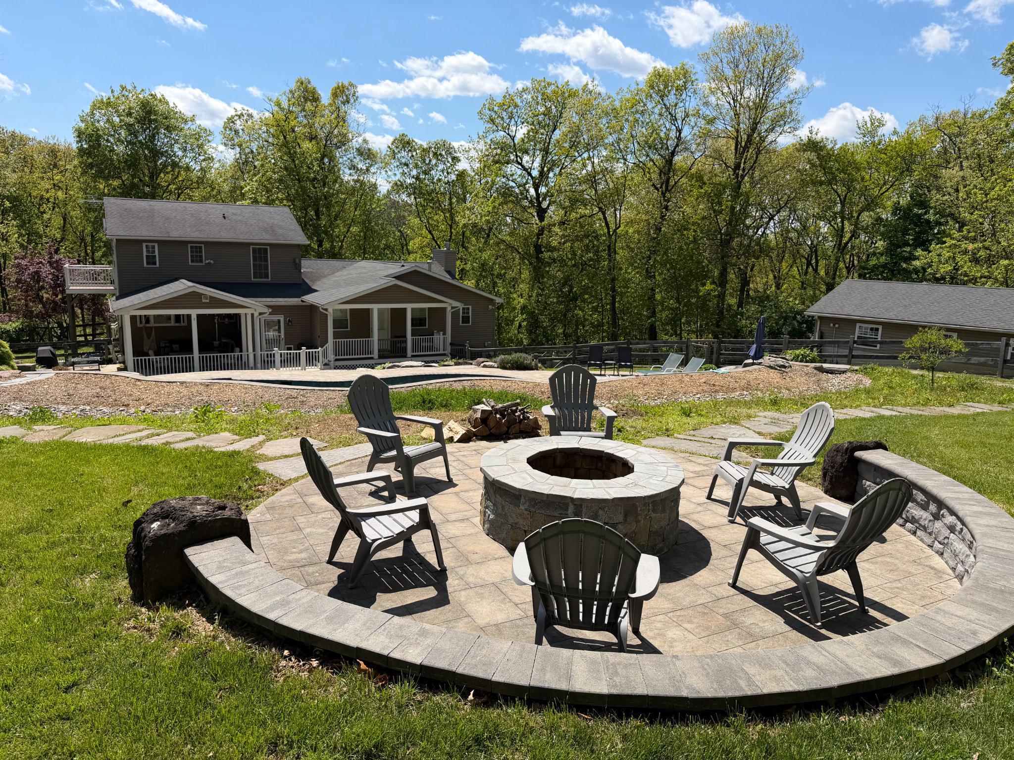 4001 Young Road Manchester, MD 21102 - Photo 54 of 65 a view of a house with backyard swimming pool and sitting area