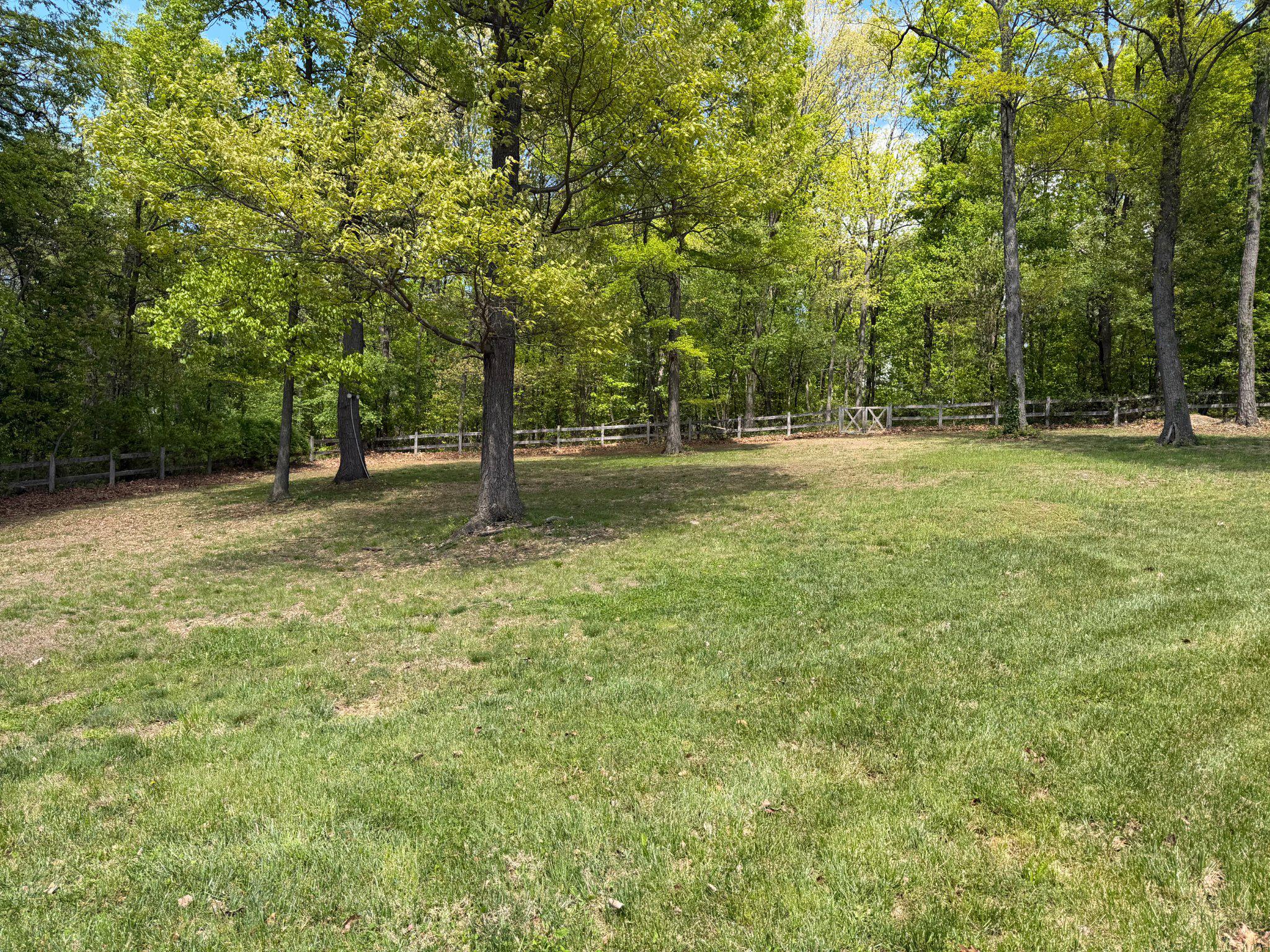 4001 Young Road Manchester, MD 21102 - Photo 57 of 65 Rear fenced yard with gates to wooded paths.