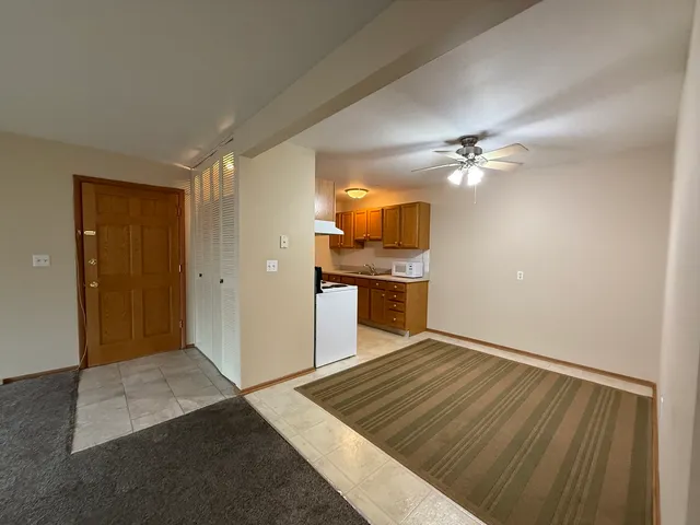 a view of kitchen and a sink