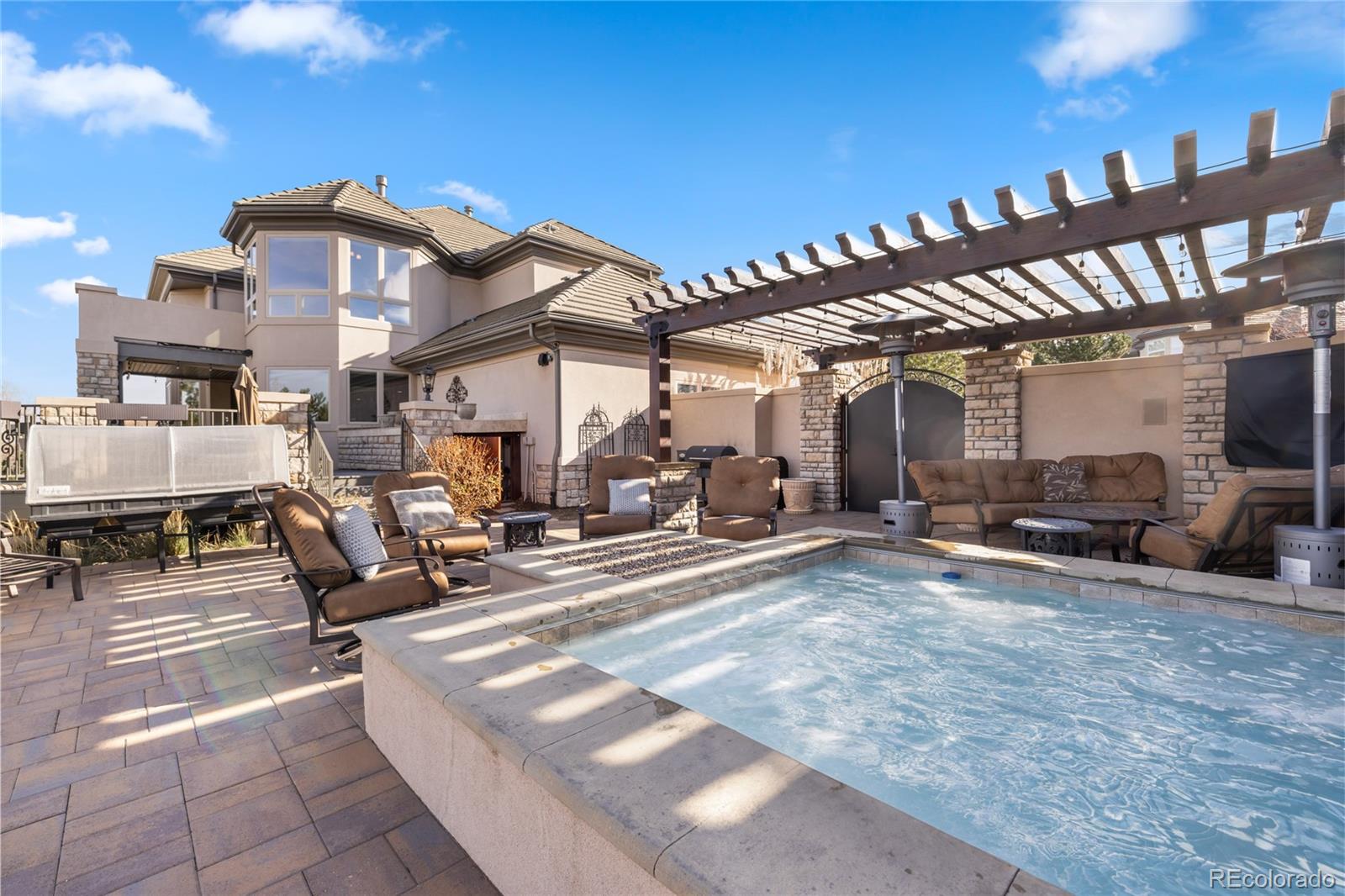 8751 Crooked Stick Place Lone Tree, CO 80124 - Photo 26 of 50 a view of a patio yard
