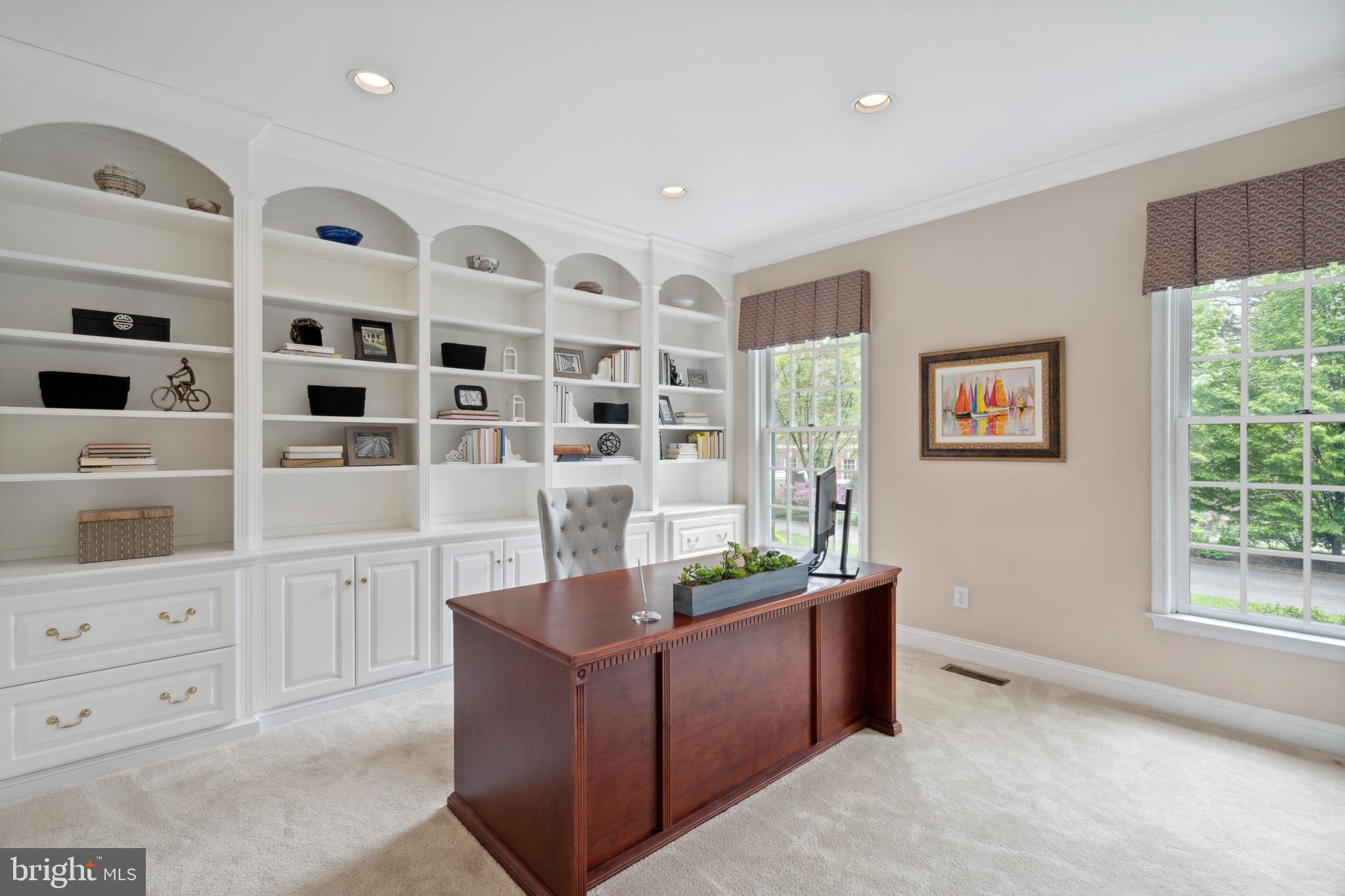 6 Paul Road Wayne, PA 19087 - Photo 19 of 52 Magnificent 1st Floor Office with Built Ins