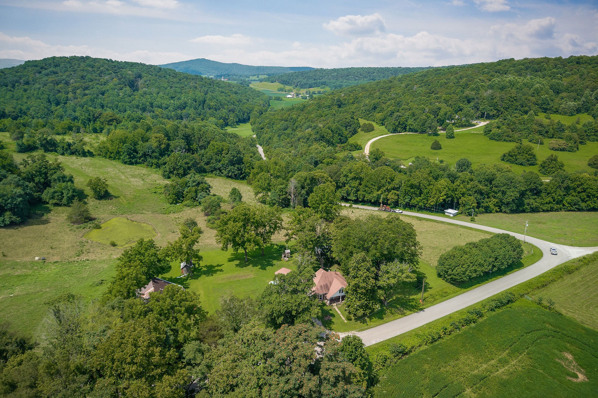 3908 Lost Creek Road Sparta, TN 38583 - Photo 6 of 21 a view of a lush green field with lots of plants in it