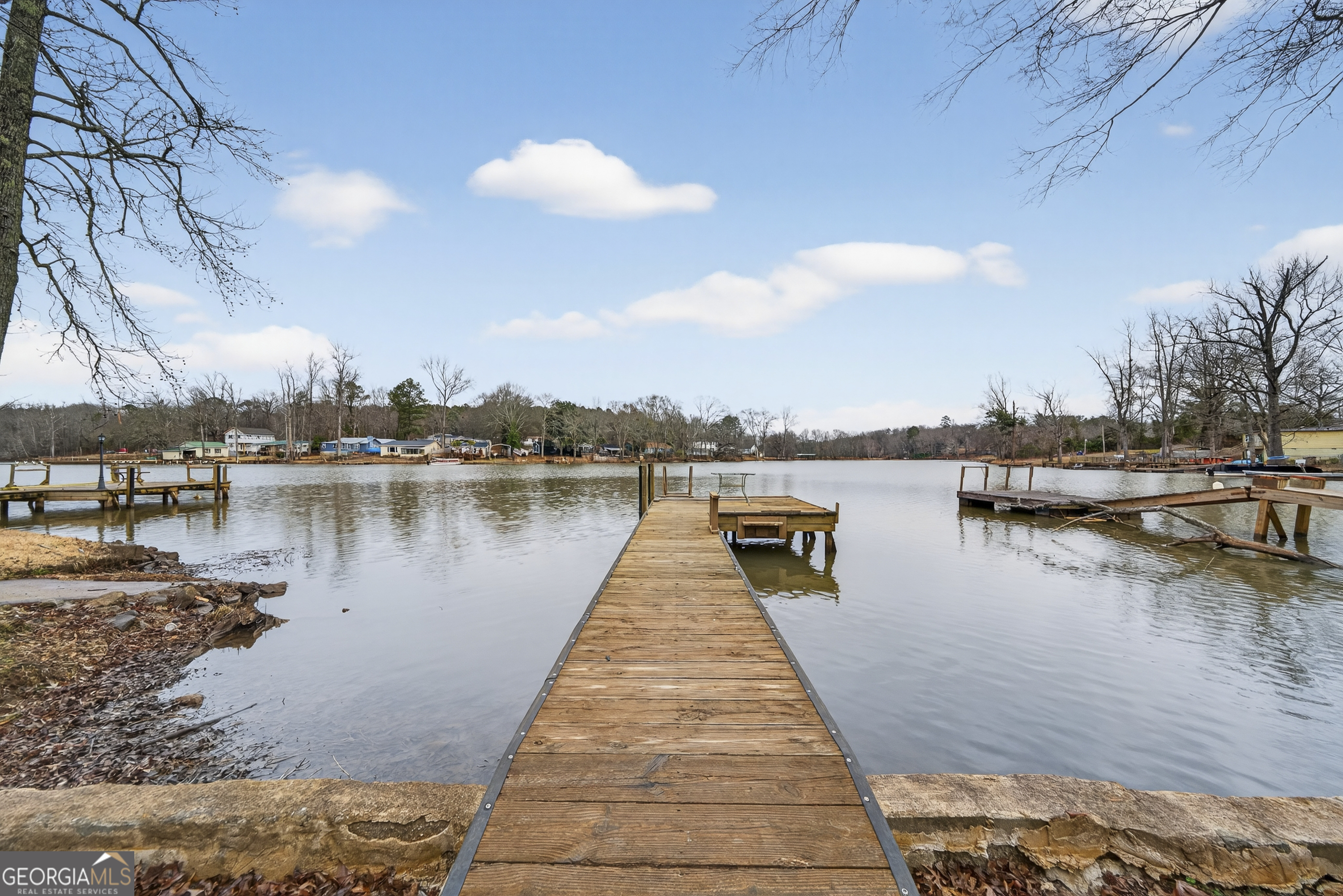 126 Elizabeth Circle Jackson, GA 30233 - Photo 28 of 41 a view of a lake with boats and trees in the background